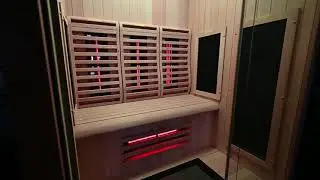 Infrared sauna installation. Weekend project? Sorted. #InfraredSauna #WellnessAtHome #SaunaLife