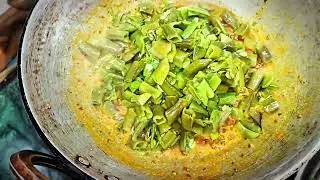 स्वादिष्ट मसालेदार बल्लर(सेम फली या बालोर) रेसिपी Spicy Ballar (Balor) Sabzi Recipe 🤤