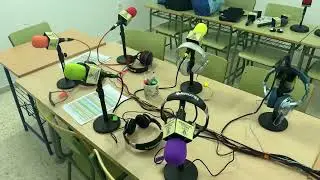 Visita al aula de radio 1