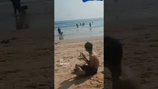 Enjoying Maggi at sea beach🩷