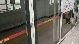 D107편성 D000호대 신분당선로템산열차 신사행 도착 VVVF-IGBT 현대로템 (신분당선) 판교역 