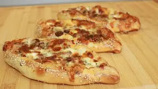 Немецкий пиццаброт (Pizzabrot) / Пицца-хлеб / Вкуснейший полноценный перекус / German pizza bread