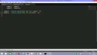 Step 3.2 : Swapping two numbers using functions in python