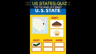🗺️ How Well Do You Know US States? Mixed Difficulty Quiz 🎯