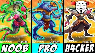 🔴Monster Legends: Mitico NOAR vs SVART vs ONDANA combat Pvp