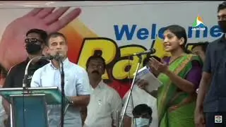 Shri Rahul Gandhi addresses a Corner Meeting at Poojapura Mandapam, Nemom, Kerala