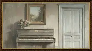 Vintage French Country Piano Room &bull; 4K Frame TV Art &bull; Cozyland Prints