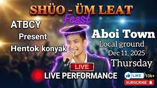 SH&Uuml;O - &Uuml;M LEAT Feast hentok konyak live performance in aboi town.
