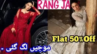 Rang ja sale flat 50 off || Stiched collection || Summer hot sale
