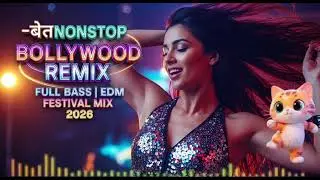 💃Nonstop Bollywood Remix Full Bass | EDM Festival Mix 2026 | Desi Night Beats.Vol