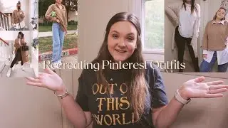 Recreating Pinterest Outfits | From My Own Closet | Trendy Fall Outfits 2021
