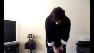 Mario with nunchucks