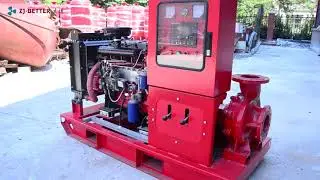 ZJBetter new type two-starter diesel fire pump ( end suction & split case pump)