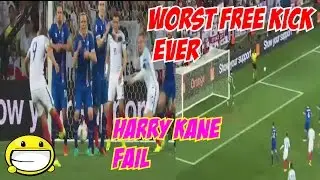 WORST FREE KICK EVER- HARRY KANE FAIL