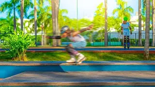 ESSA É A VISÃO DE UMA PATINADORA NA PISTA 😨