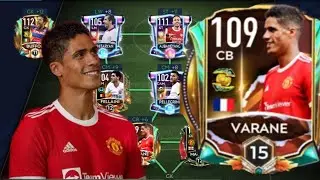 RAPHA&Euml;L VARANE 109 RATED REVIEW AND GAMEPLAY | FIFA MOBILE 21 |