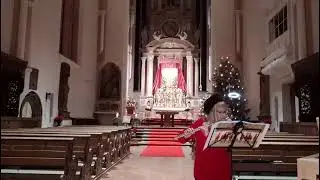 Gabriel' Oboe by Ennio Morricone played in Stiftskirche Bgd at 5 below 0