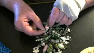 Swap returns for Steampunk altered jewelry box, Garden chunky charm, and tags, tickets and ATC's