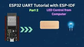 ESP32#2 How to use UART || PART 2 || Control LED from Computer