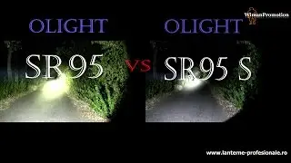 Olight SR95 vs Olight SR95 S - night test