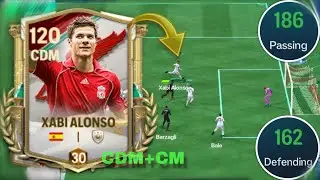115 Ovr Card Xabi Alonso Review - Best CDM+CM in FC mobile 🥶🔥