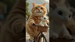 Orange Cat and baby Dragon 🐱🐉 | Funny 3D Animation #shorts #orangecat #funny #cat #comedy