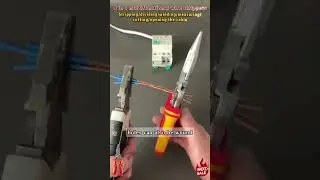Wire Stripper Electricians Voltage Testing Cable Cutting Scissors Crimping Pliers#diy