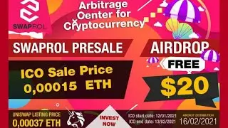 🔥20$ UNISWAP LISTING 🔥AIRDROP SWAPROL✅ JOIN FAST💥