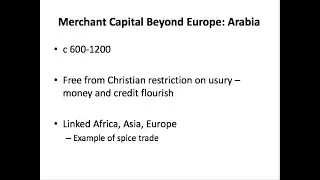 Week 3: Part 3: Merchant Capital Beyond Europe: The Islamic Empires