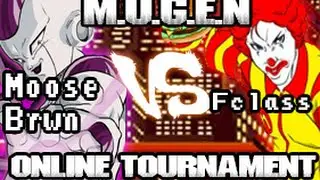 Mugen Online Tournament | Moose Brwn vs TheFclass97 | NETMugen TE Revival