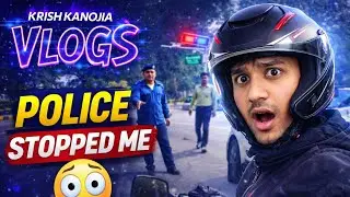 Aaj Traffic Police Ne Rok Liya 😳 | Real Bike Ride Vlog