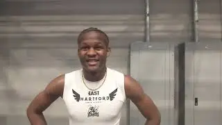 East Hartford's Davian Johnson Won Boys 55m Hurdles @ Yale HS ITF Classic