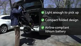 Jazzy Ultralight Folding Electric Wheelchair | Lightweight, Portable, and Powerful Mobility