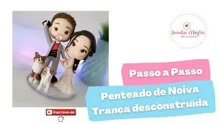 CABELO BISCUIT | PENTEADO NOIVA BISCUIT \ HOW TO MAKE BRIDAL HAIR IN COLD PORCELAIN