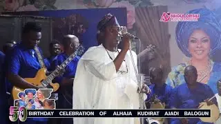K1 DE ULTIMATE PERFORMANCE AT ALHAJA KUDIRAT AJADI BALOGUN 50TH BIRTHDAY CELEBRATION.
