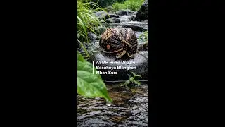 ASMR Alam Sunyi | Basahnya Blangkon Mbah Suro #ASMR #ASMRRiver #RelaxingSounds