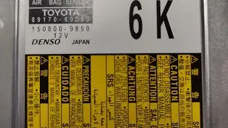 SRS Toyota Prado 2021 , блок 89170-60D60 , пишем блок по UART,  c помощью айпрога +.