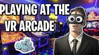 Playing at a Virtual Reality Arcade!!! (VR Gaga)