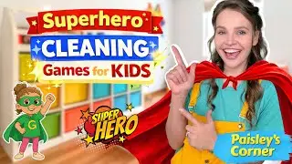 Learn to Clean for Kids 🦸&zwj;♀️🧹 | Cleaning Superheroes -  Learn Through Play | Toddler Learning Video