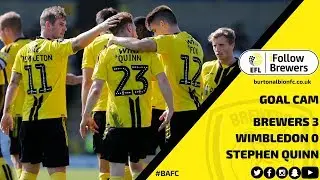 GOAL CAM | Stephen Quinn v AFC Wimbledon