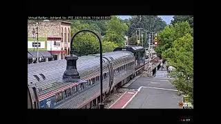 Amtrak 301 meets Csx 75, Ashland VA
