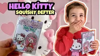 HELLO KİTTY SQUİSHY DEFTER!!!BEDİA SQUİSHY PAPERDE SIRA HELLO KİTTY GELDİ!!!!