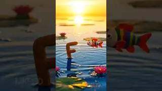 E F G H Alphabets for Kids 🐘🐟🦒🐔 | ABCD Learning | 3D Animation #shorts#animation#kids ##kidslearning