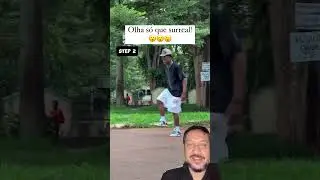 Olha que surreal essa t&eacute;cnica de andar parecendo que est&aacute; flutuando!