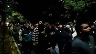 JNU STUDENTS LATE NIGHT RALLY AGAINST RSS ATTACK ON JNU