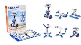 Kiti kits Educational 6 in 1 Solar Power Energy Robot Toy Kit Science Projects for Kids