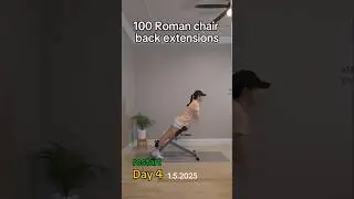 Restart. Day4. 100 Roman chair back extensions. #training #workout #motivation #start #beginner
