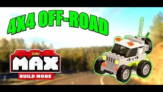 Zuru Max Brick build's 4X4 Off-road!