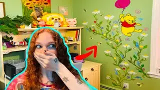 PAINTING MY SISTERS BEDROOM WALL WITHOUT HER KNOWING!