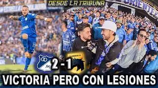 VICTORIA Y FALCAO LESIONADO DESDE LA TRIBUNA MILLONARIOS vs LLANEROS (2-1) Liga colombiana 2026-1